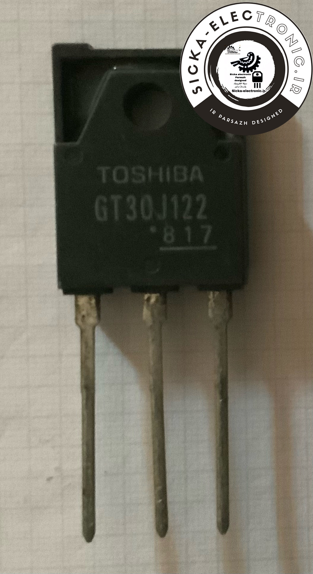 /GT30J122 /Igbt 600v 30A toshiba/مناسب تعمیر دستگاه جوش اینورتری/ آی جی بی ۶۰۰ ولت ۳۰ آمپر /سایز to-247