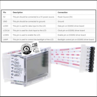 نمایشگر LCD اصلی EGS002 /نمونه اصلی مناسب برای نمایش پارامتر های EGS002 با بک لایت آبی / مخصوص ماژول درایور اینورتر سینوسی EGS002 جهت نمایش پارامترهای ولت،آمپر،دما و جریان(جنس اصلی از برند eg)