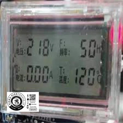 نمایشگر LCD اصلی EGS002 /نمونه اصلی مناسب برای نمایش پارامتر های EGS002 با بک لایت آبی / مخصوص ماژول درایور اینورتر سینوسی EGS002 جهت نمایش پارامترهای ولت،آمپر،دما و جریان(جنس اصلی از برند eg)